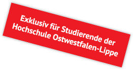 Exklusiv für Studierende der Hochschule Ostwestfalen-Lippe